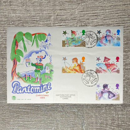 GB FDC Jack & Beanstalk Pantomime Christmas 1985 Bethlehem Llandeilo Postmarked