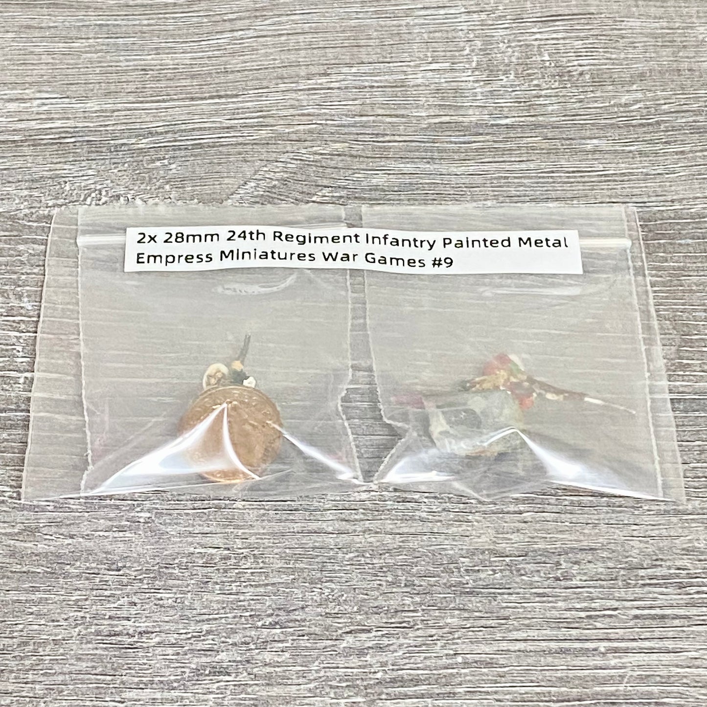 2x 28mm 24th Regiment Infantry Painted Metal Empress Miniatures War Games #9