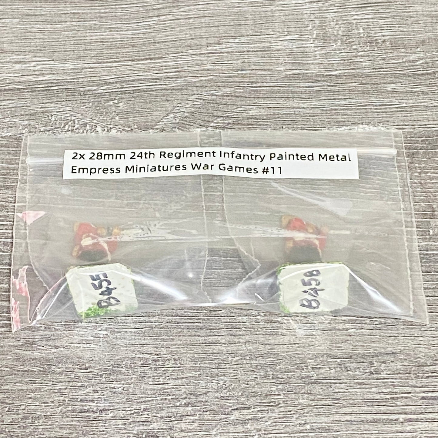 2x 28mm 24th Regiment Infantry Painted Metal Empress Miniatures War Games #11