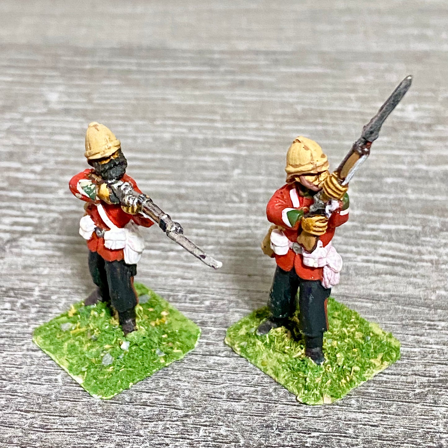 2x 28mm 24th Regiment Infantry Painted Metal Empress Miniatures War Games #13