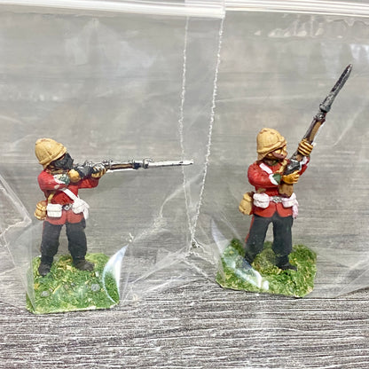 2x 28mm 24th Regiment Infantry Painted Metal Empress Miniatures War Games #13