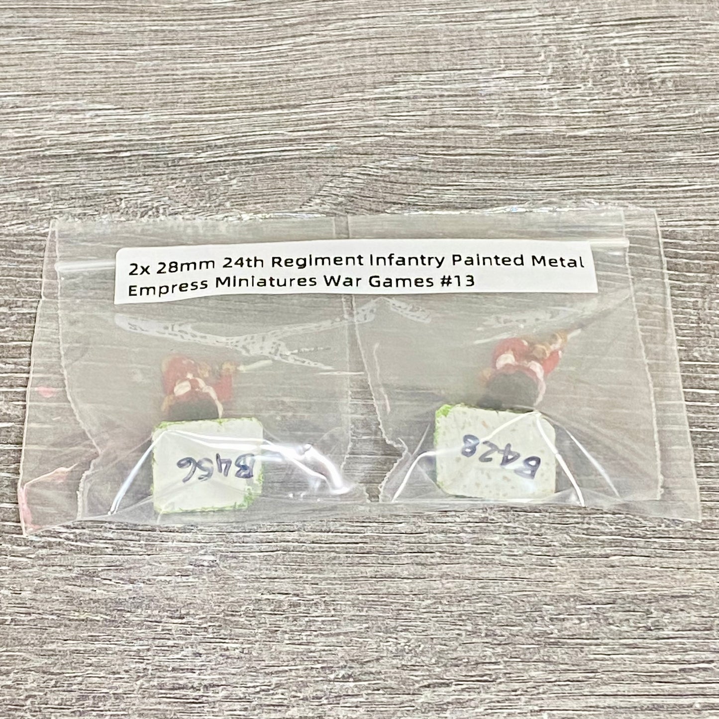 2x 28mm 24th Regiment Infantry Painted Metal Empress Miniatures War Games #13