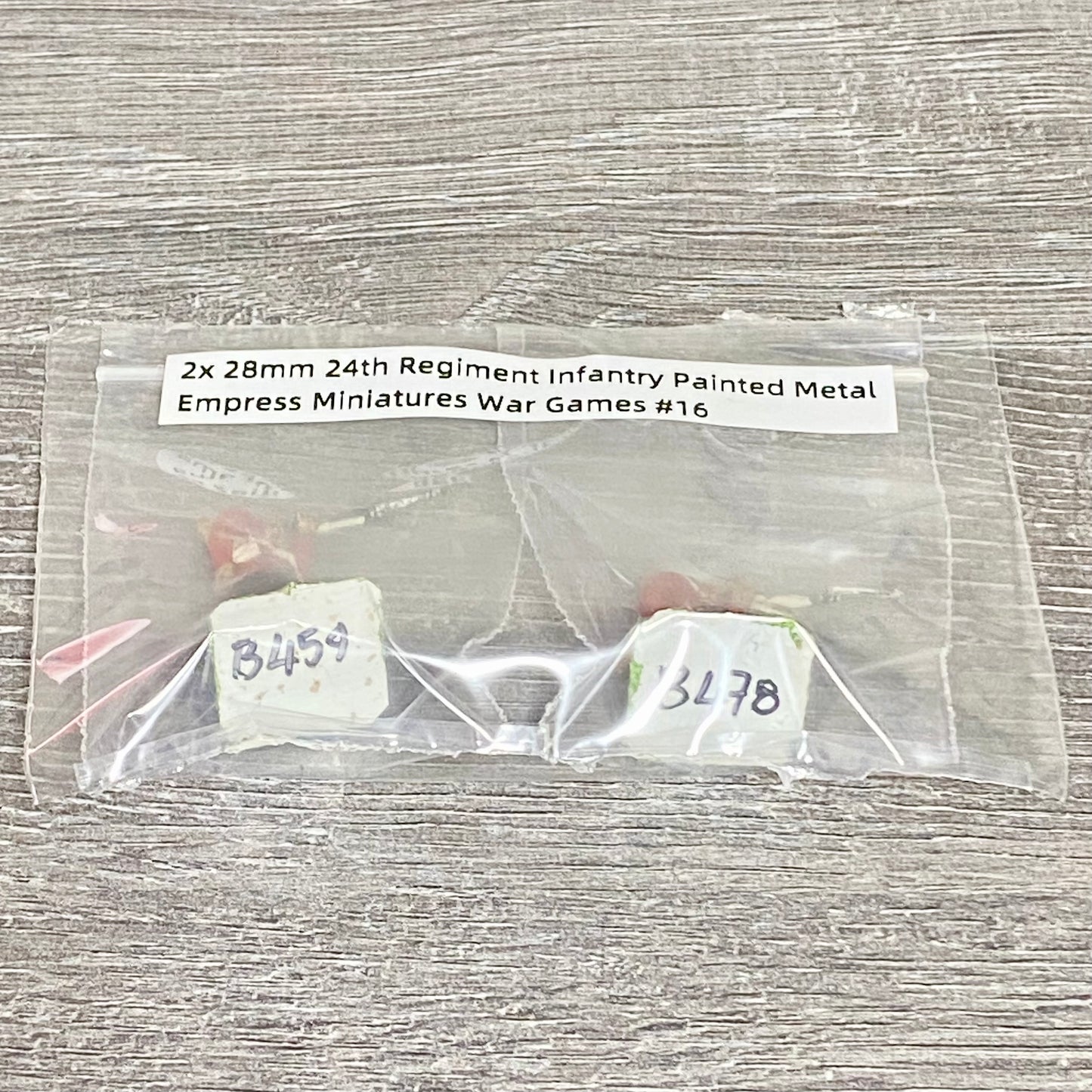 2x 28mm 24th Regiment Infantry Painted Metal Empress Miniatures War Games #16