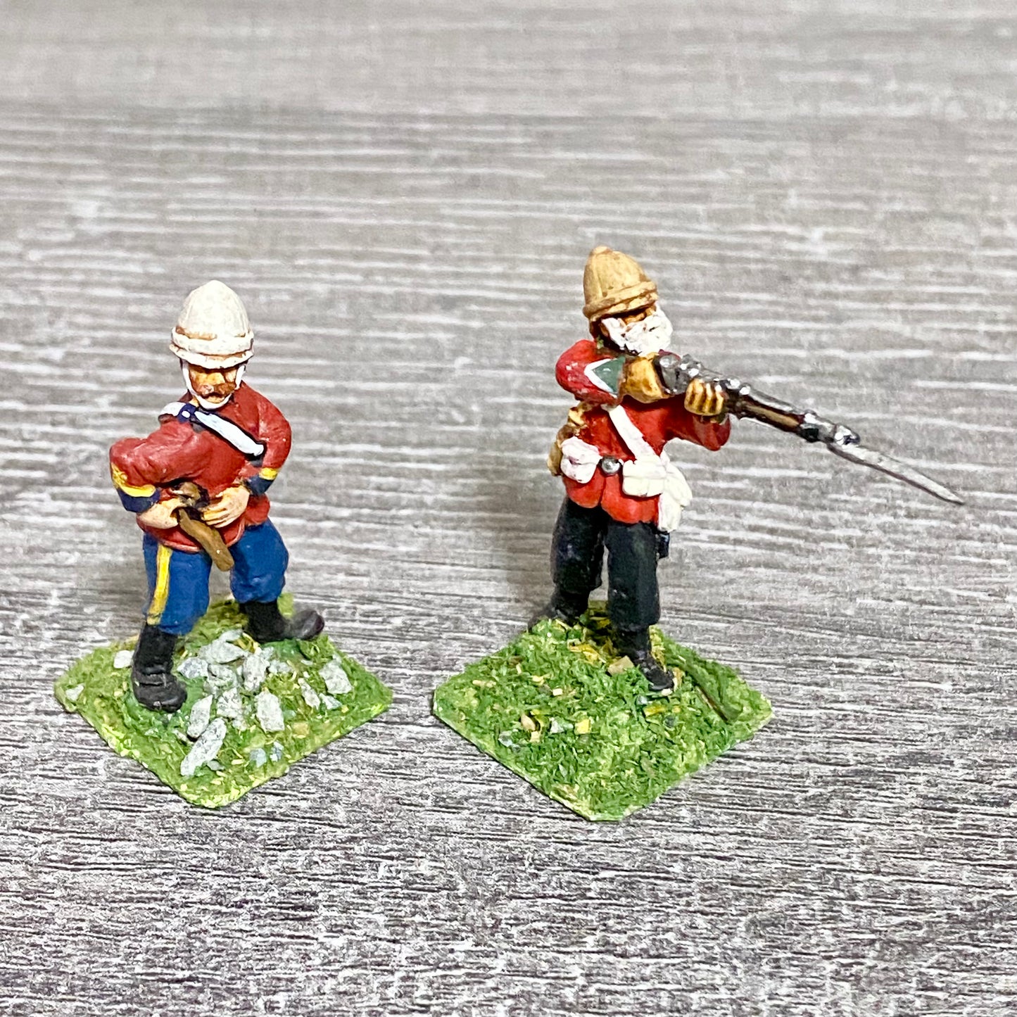2x 28mm 24th Regiment Infantry Painted Metal Empress Miniatures War Games #19