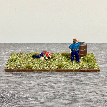28mm 24th Regiment Infantry Painted Metal Miniatures War Games 1 Fig Scene #2
