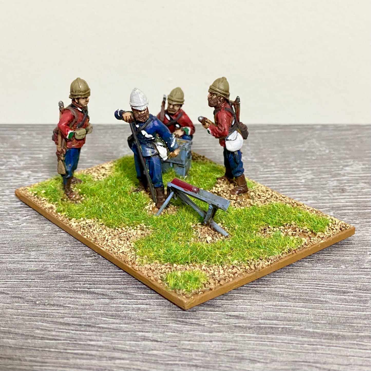 28mm 24th Regiment Infantry Painted Metal Miniatures War Games 1 Fig Scene #5