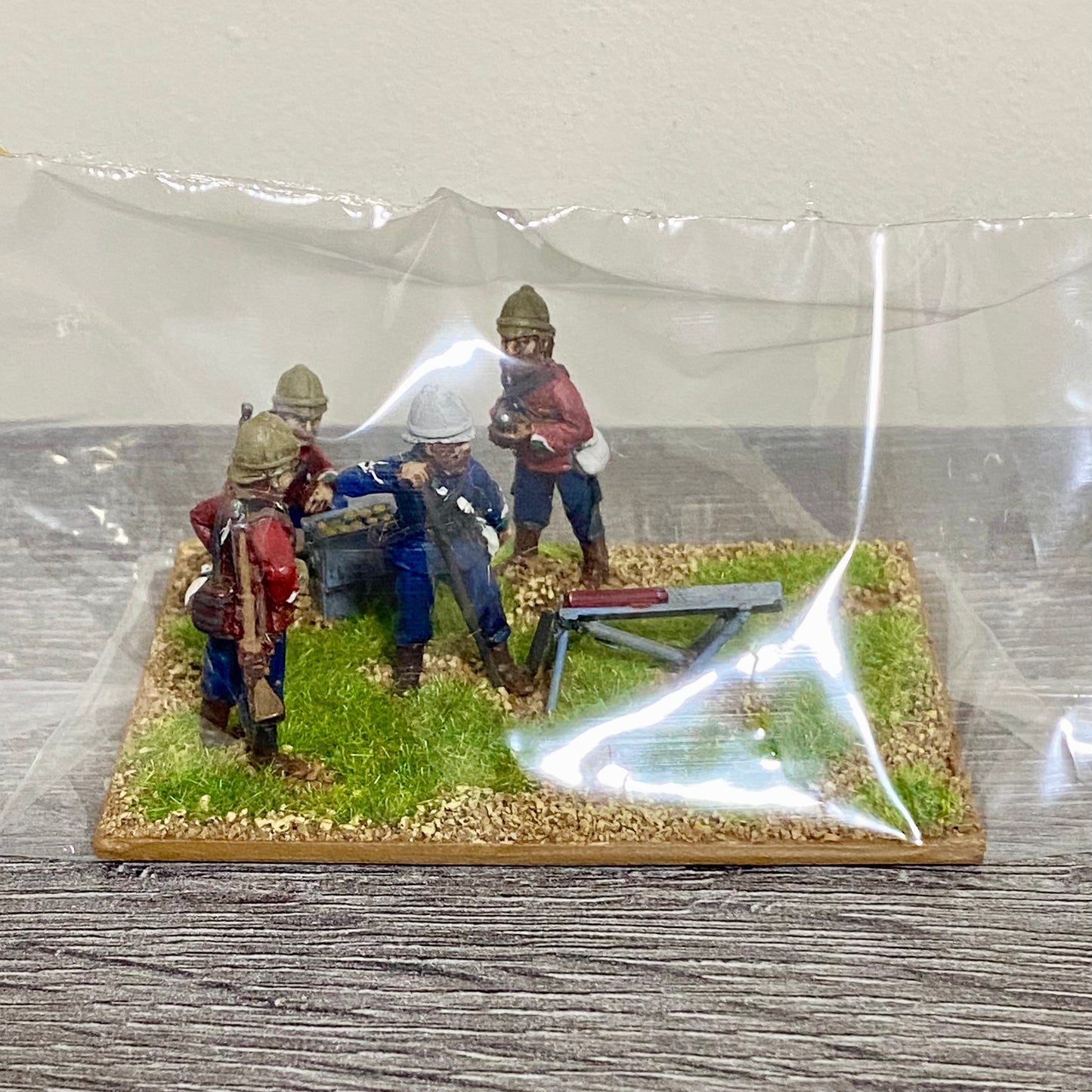 28mm 24th Regiment Infantry Painted Metal Miniatures War Games 1 Fig Scene #5