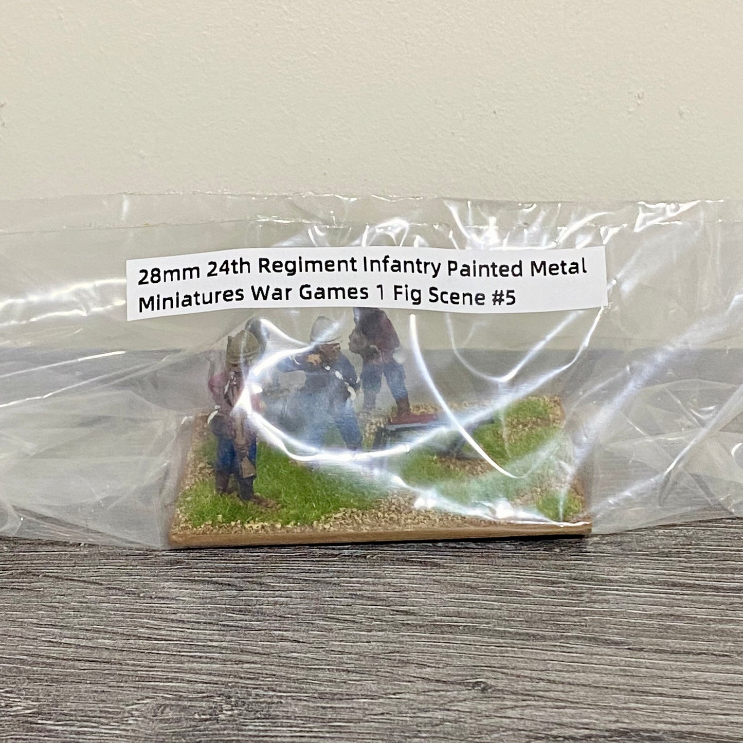 28mm 24th Regiment Infantry Painted Metal Miniatures War Games 1 Fig Scene #5