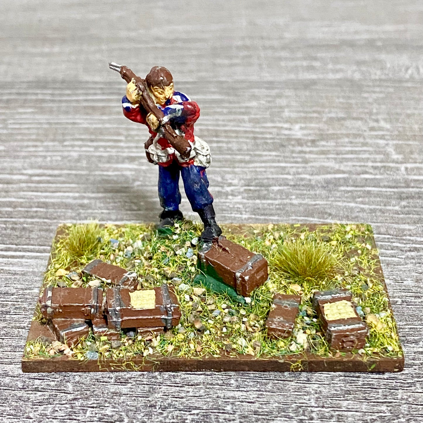 28mm 24th Regiment Infantry Painted Metal Miniatures War Games 1 Fig Scene #8