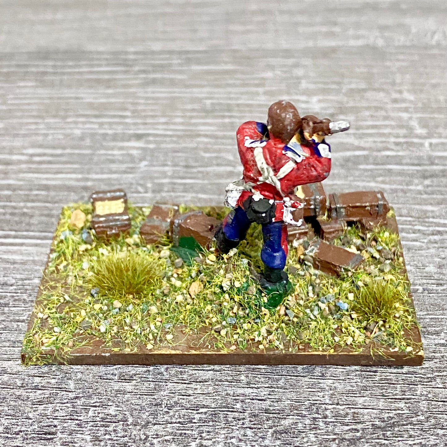 28mm 24th Regiment Infantry Painted Metal Miniatures War Games 1 Fig Scene #8