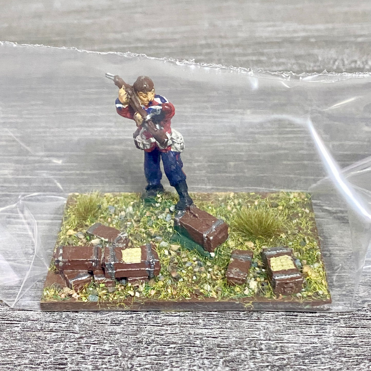 28mm 24th Regiment Infantry Painted Metal Miniatures War Games 1 Fig Scene #8