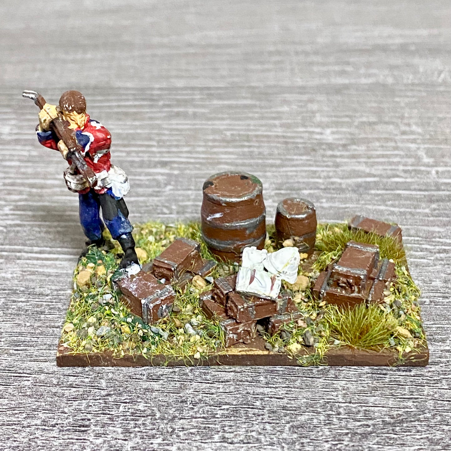 28mm 24th Regiment Infantry Painted Metal Miniatures War Games 1 Fig Scene #9