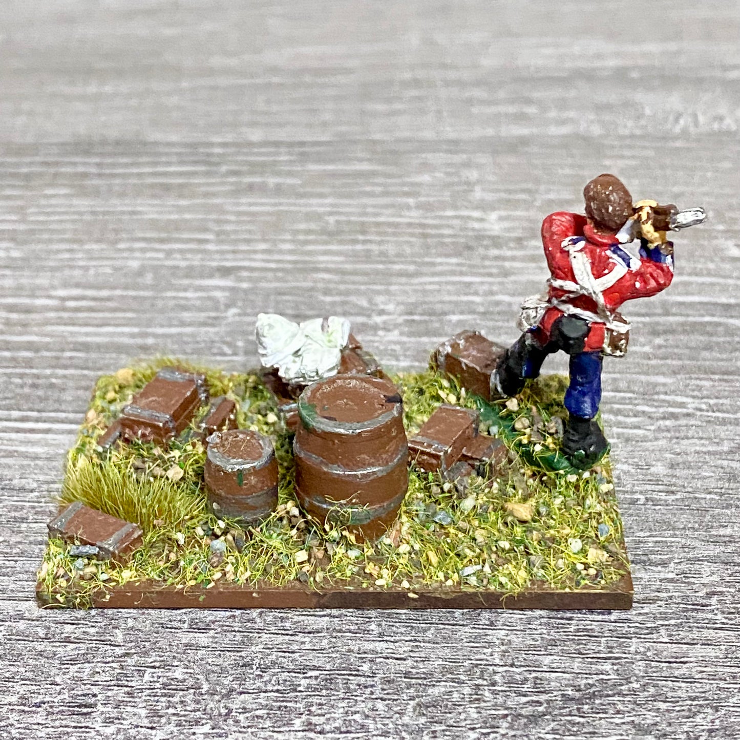 28mm 24th Regiment Infantry Painted Metal Miniatures War Games 1 Fig Scene #9