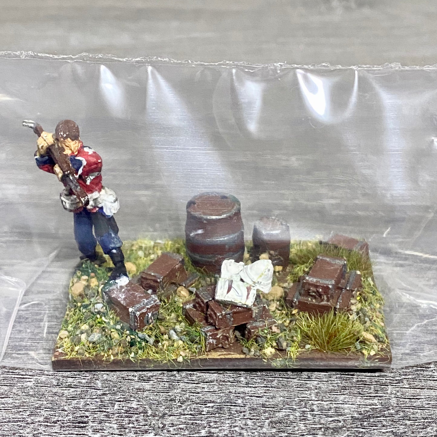 28mm 24th Regiment Infantry Painted Metal Miniatures War Games 1 Fig Scene #9