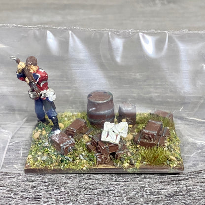 28mm 24th Regiment Infantry Painted Metal Miniatures War Games 1 Fig Scene #9