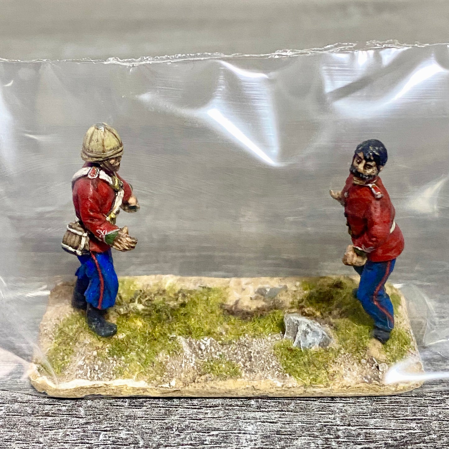 28mm 24th Regiment Infantry Painted Metal Miniatures War Games 1 Fig Scene #11