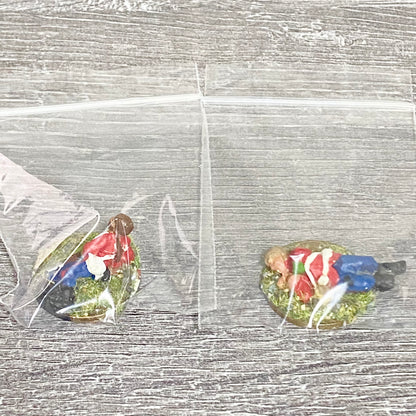 2x 28mm 24th Regiment Wounded Casualties Painted Metal Miniatures War Games #4