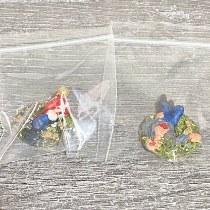 2x 28mm 24th Regiment Wounded Casualties Painted Metal Miniatures War Games #5