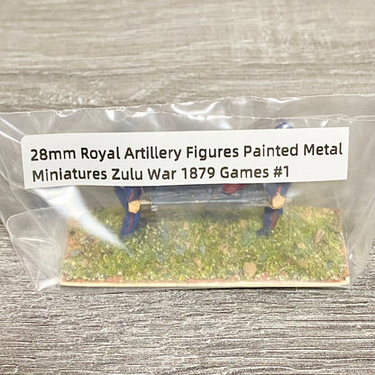 28mm Royal Artillery Figures Painted Metal Miniatures Zulu War 1879 Games #1