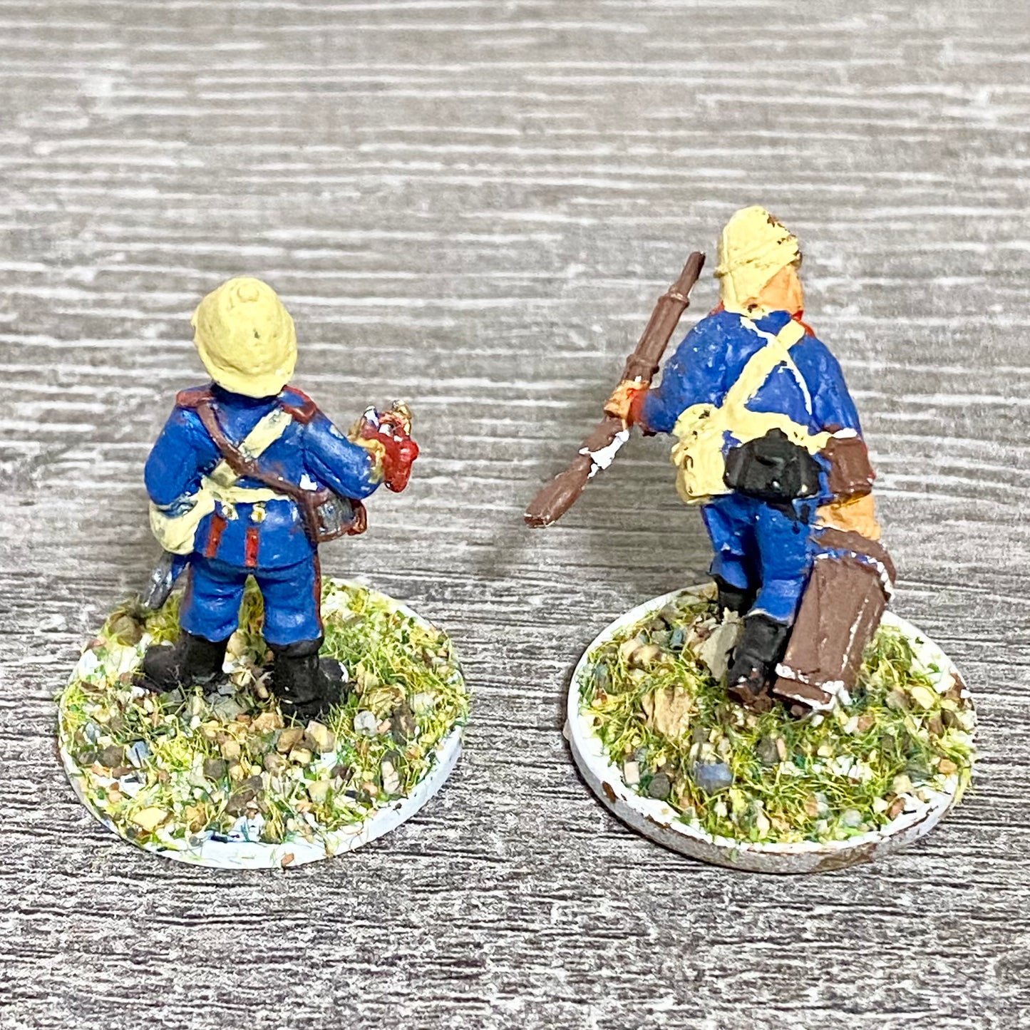 2x 28mm Royal Artillery Figures Painted Metal Miniatures Zulu War 1879 Games #1