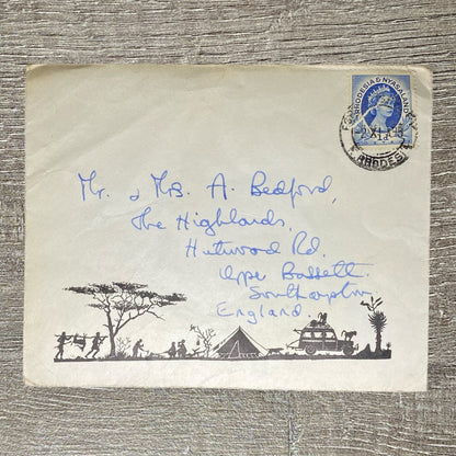 1955 Postal Cover Envelope Federation Of Rhodesia And Nyasaland To Southampton