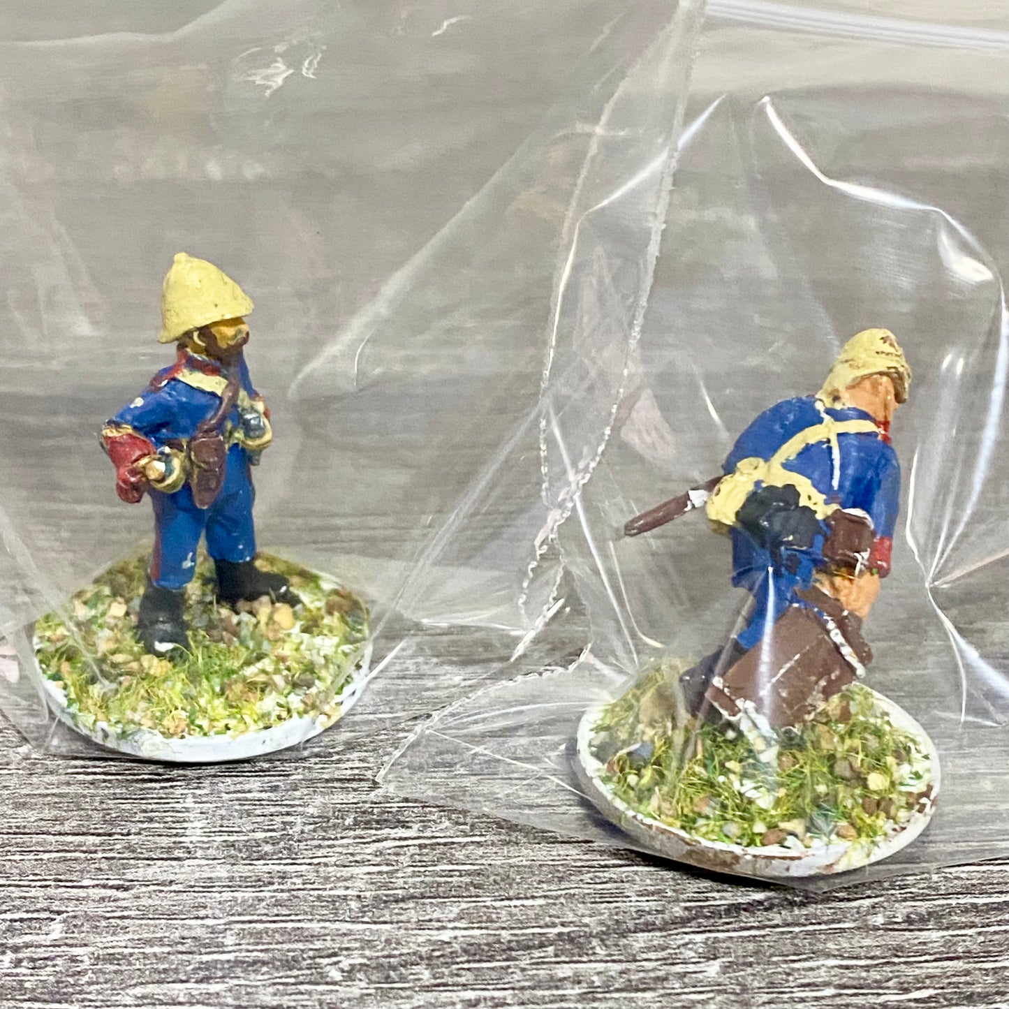 2x 28mm Royal Artillery Figures Painted Metal Miniatures Zulu War 1879 Games #1