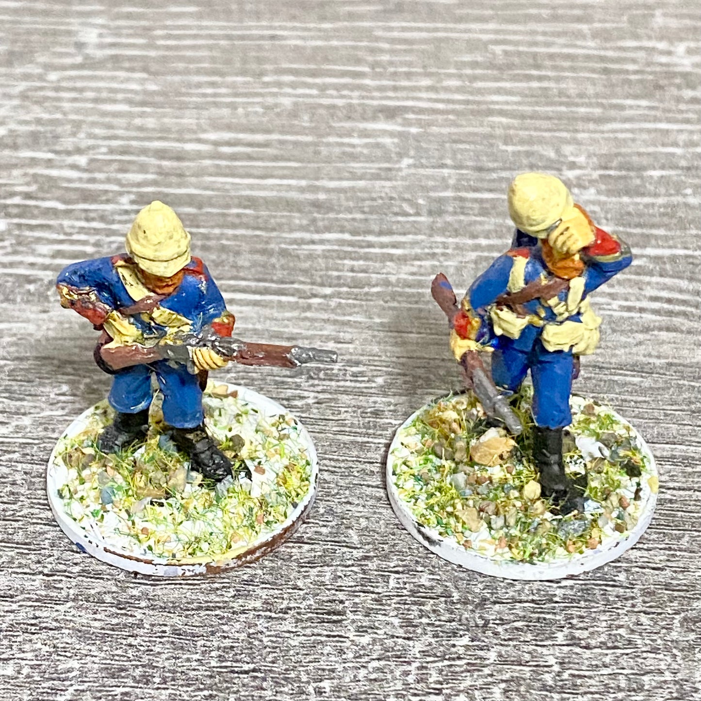 2x 28mm Royal Artillery Figures Painted Metal Miniatures Zulu War 1879 Games #2