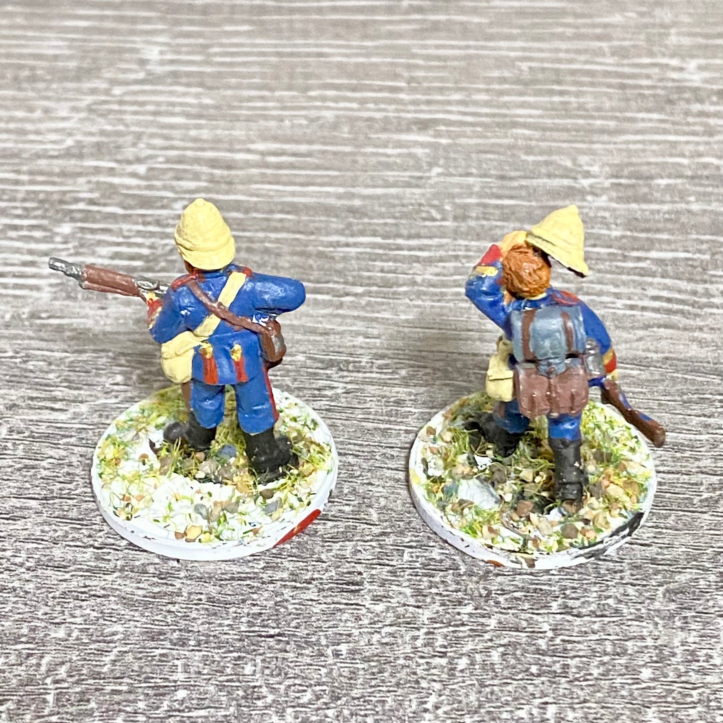 2x 28mm Royal Artillery Figures Painted Metal Miniatures Zulu War 1879 Games #2
