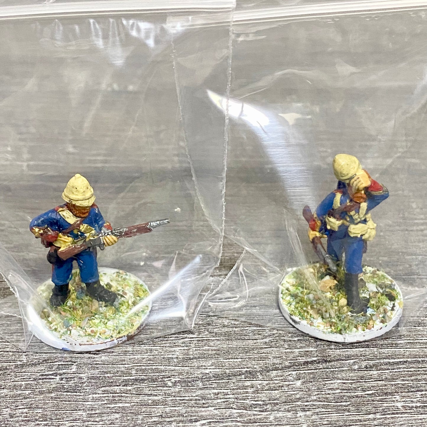 2x 28mm Royal Artillery Figures Painted Metal Miniatures Zulu War 1879 Games #2