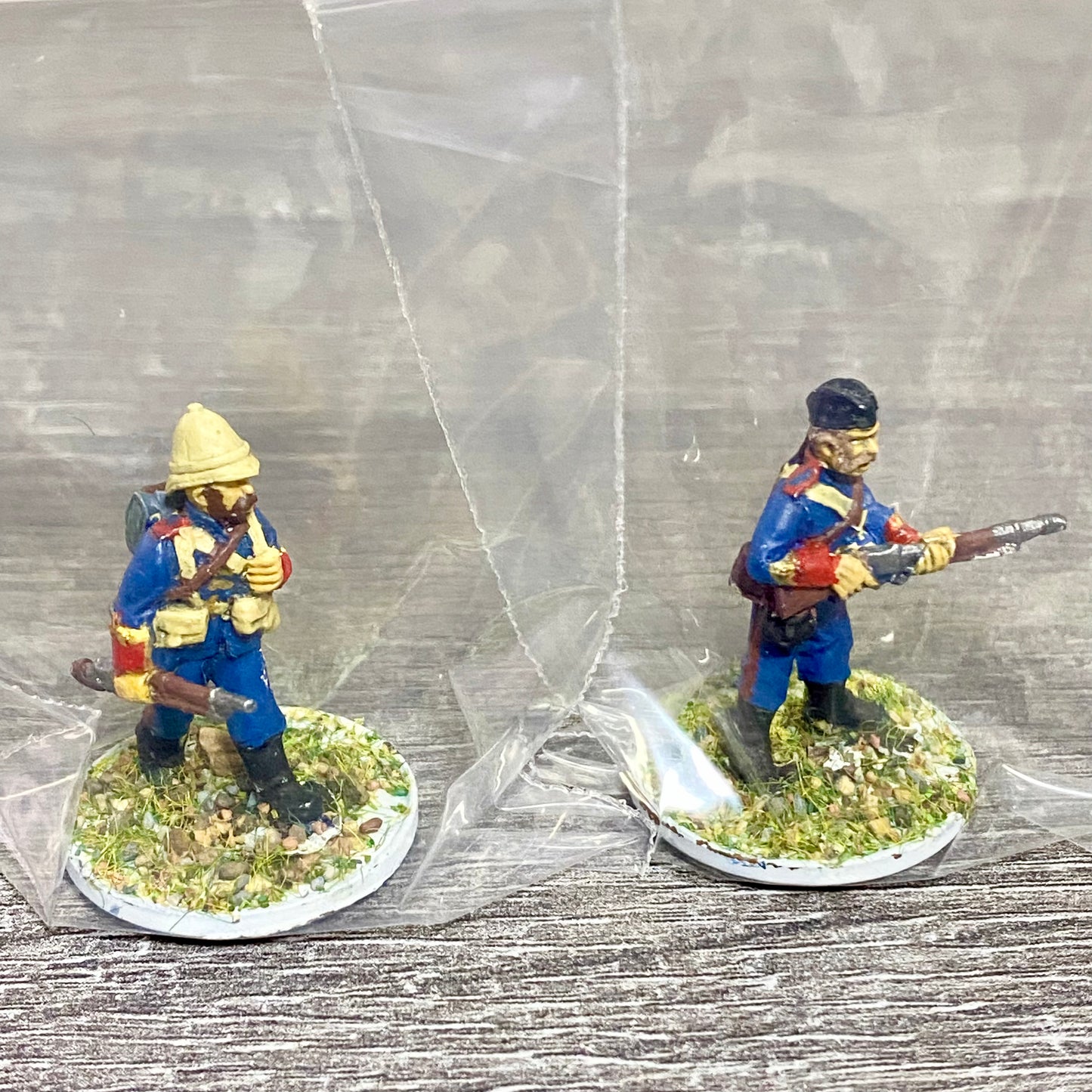 2x 28mm Royal Artillery Figures Painted Metal Miniatures Zulu War 1879 Games #3