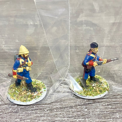 2x 28mm Royal Artillery Figures Painted Metal Miniatures Zulu War 1879 Games #3