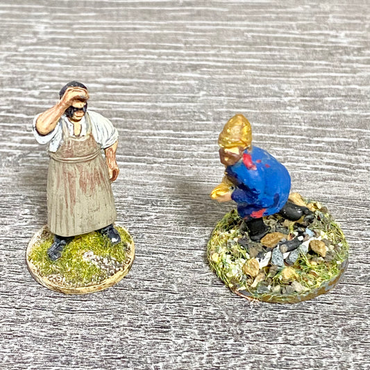 2x 28mm Royal Artillery Figures Painted Metal Miniatures Zulu War 1879 Games #4