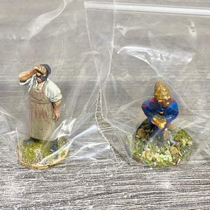 2x 28mm Royal Artillery Figures Painted Metal Miniatures Zulu War 1879 Games #4