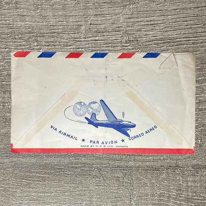 Sep 1950 Air Mail Cover Canada To Southampton England Law Courts Toronto Cancel