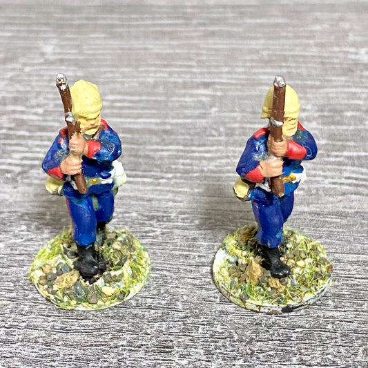 2x 28mm Royal Artillery Figures Painted Metal Miniatures Zulu War 1879 Games #5