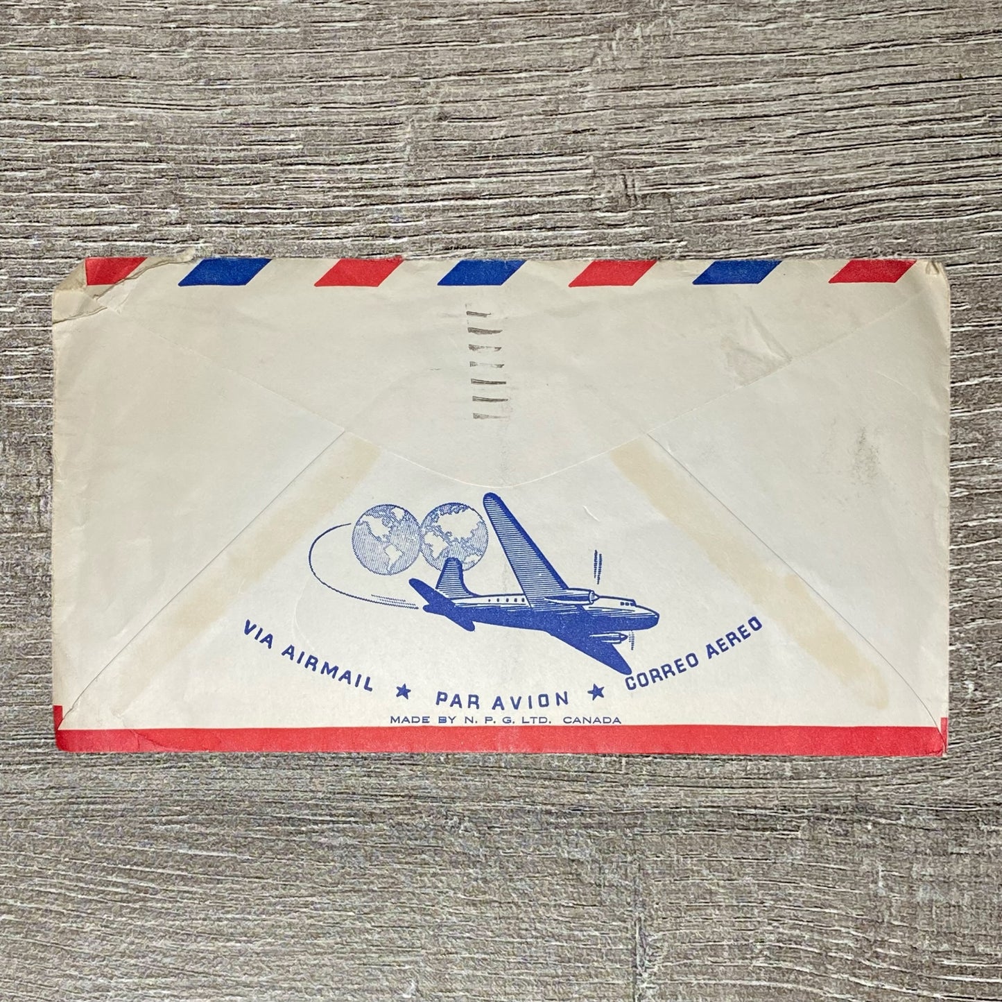 Aug 1950 Air Mail Cover Canada To England Law Courts Toronto Postmarked 5c 10c