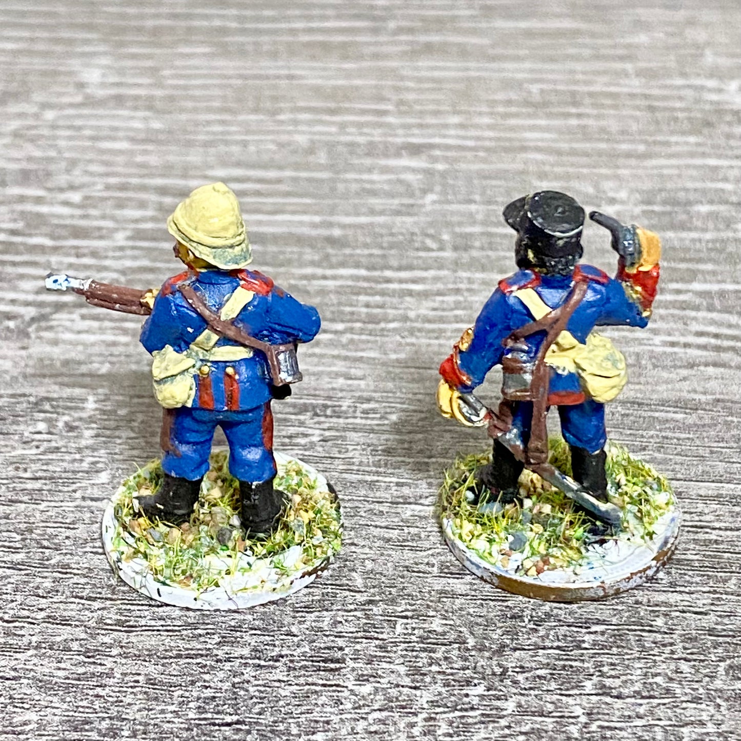 2x 28mm Royal Artillery Figures Painted Metal Miniatures Zulu War 1879 Games #6