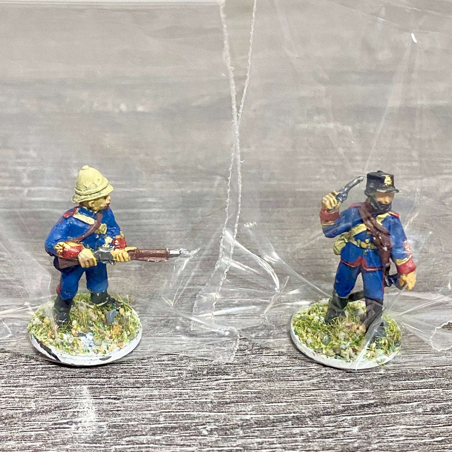 2x 28mm Royal Artillery Figures Painted Metal Miniatures Zulu War 1879 Games #6