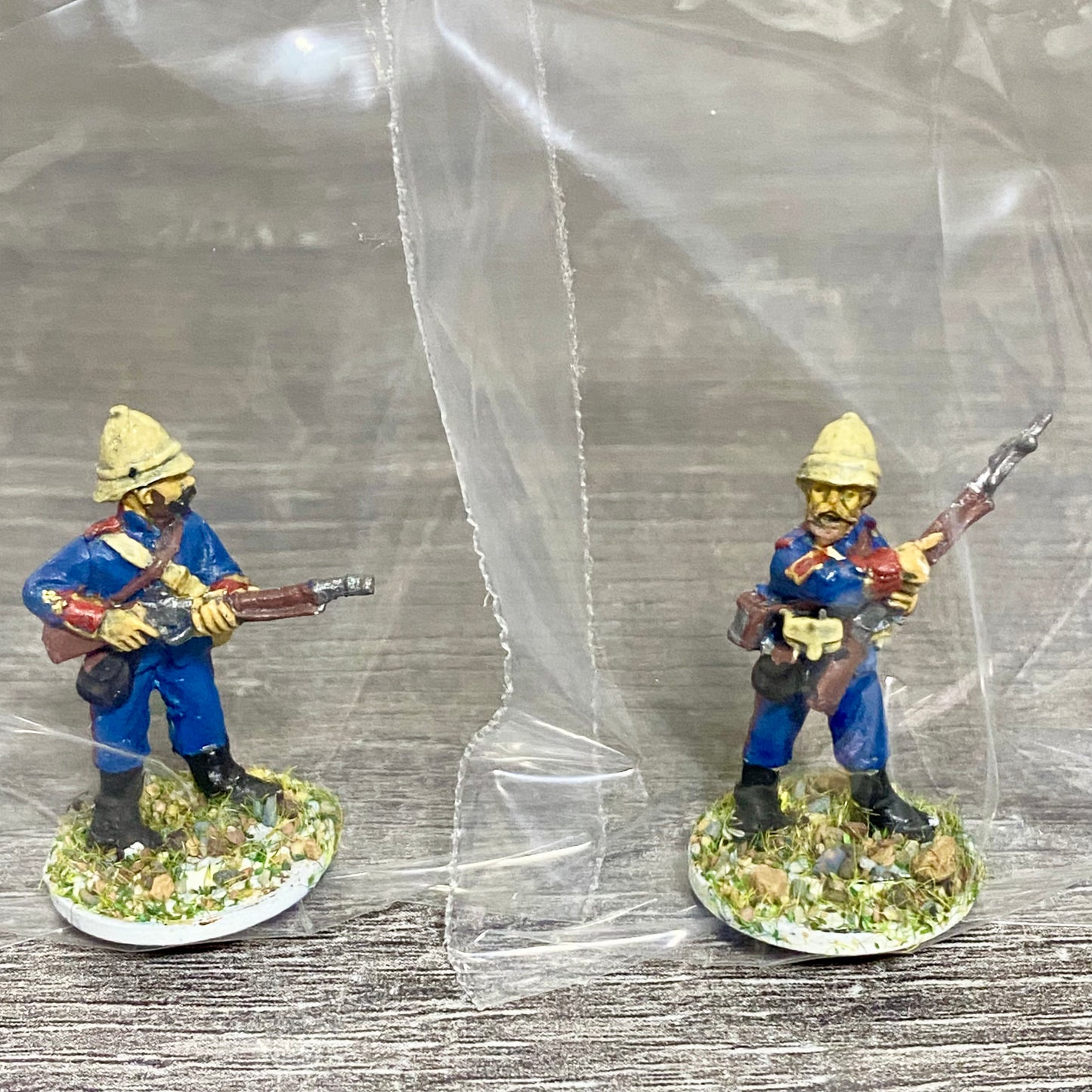 2x 28mm Royal Artillery Figures Painted Metal Miniatures Zulu War 1879 Games #7