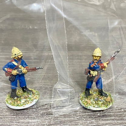 2x 28mm Royal Artillery Figures Painted Metal Miniatures Zulu War 1879 Games #7