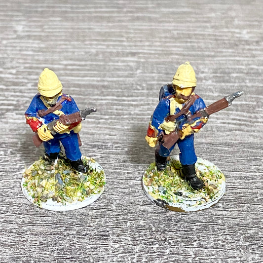 2x 28mm Royal Artillery Figures Painted Metal Miniatures Zulu War 1879 Games #8