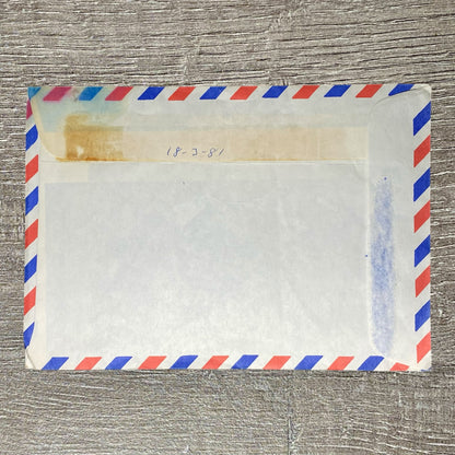 1970s Par Avion Air Mail Cover Mauritius To England Cancel 2 Rs 3 Rupees Stamps