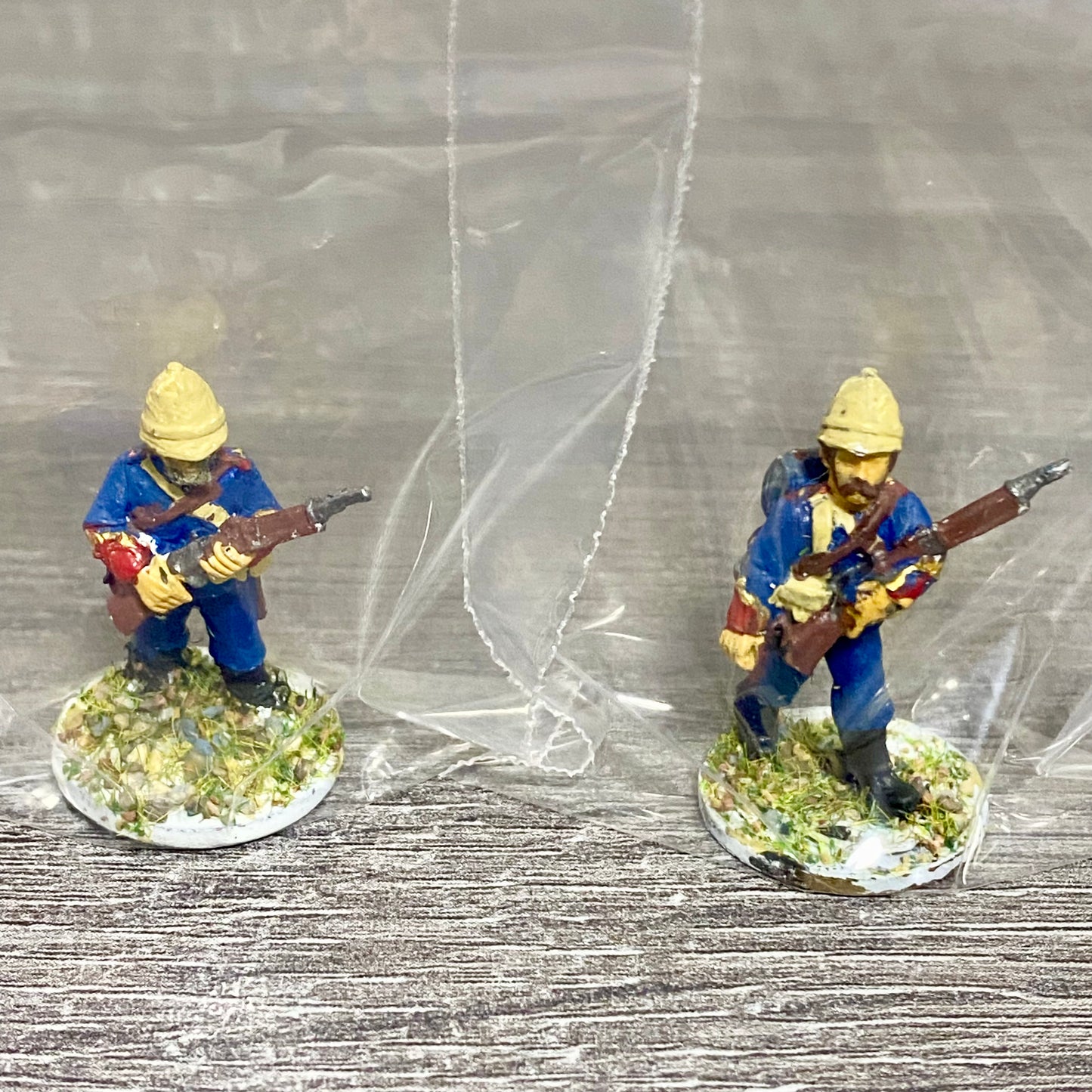 2x 28mm Royal Artillery Figures Painted Metal Miniatures Zulu War 1879 Games #8