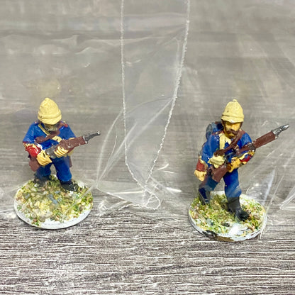 2x 28mm Royal Artillery Figures Painted Metal Miniatures Zulu War 1879 Games #8