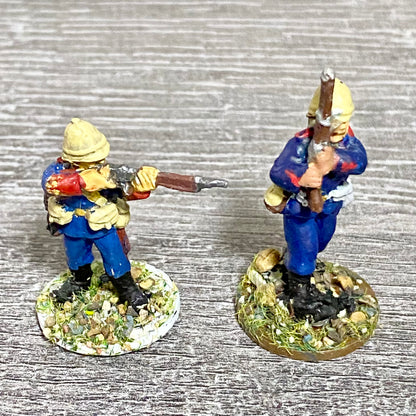 2x 28mm Royal Artillery Figures Painted Metal Miniatures Zulu War 1879 Games #9