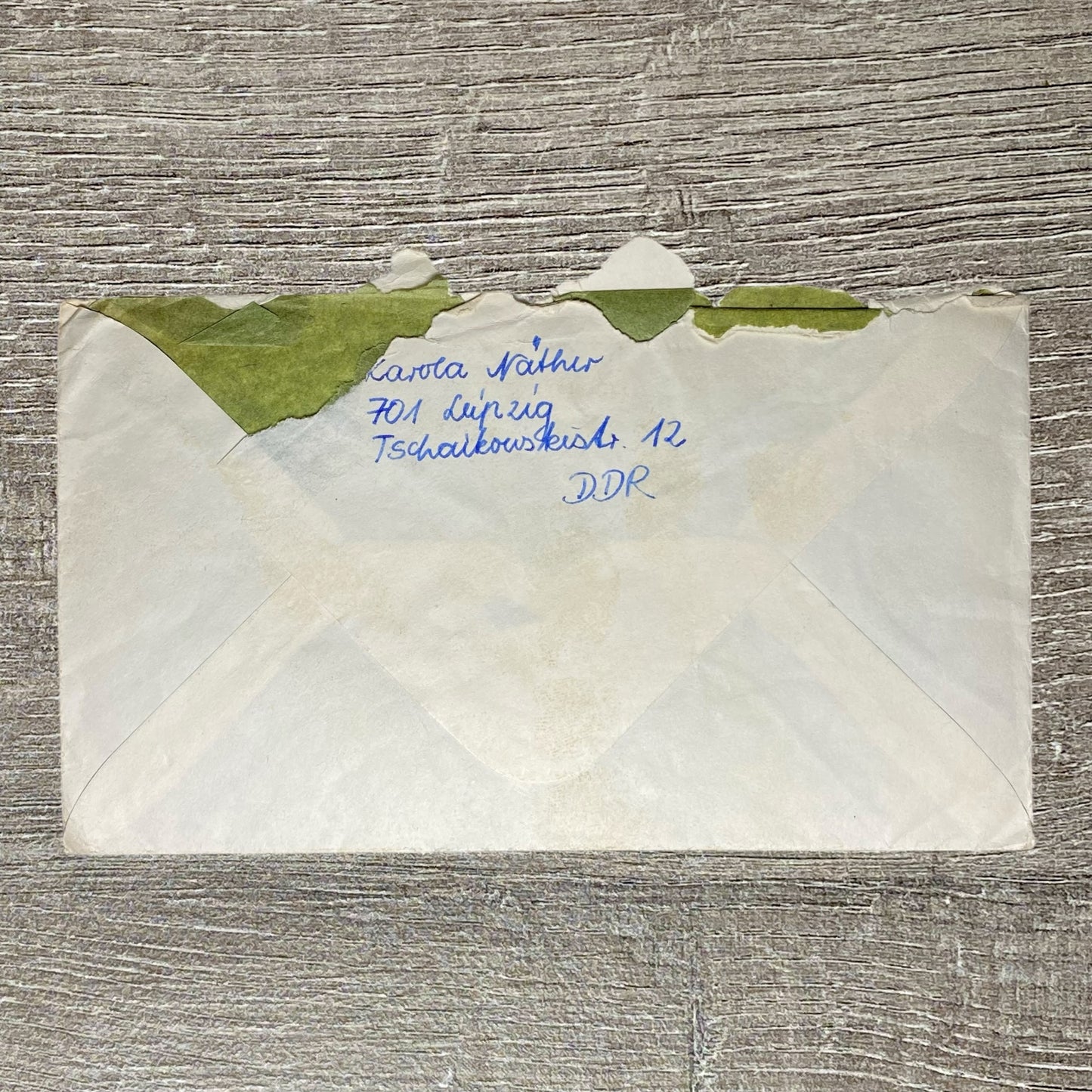 1978 Par Avion Air Mail Cover Germany To England Leipzig Postmarked 20 & 25 DDR