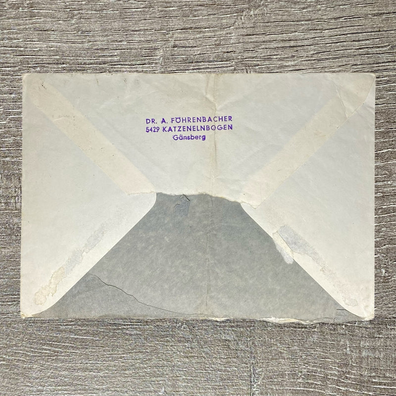 1978 Vintage Envelope Cover Germany To Coventry England Postmarked 30 Pfennig