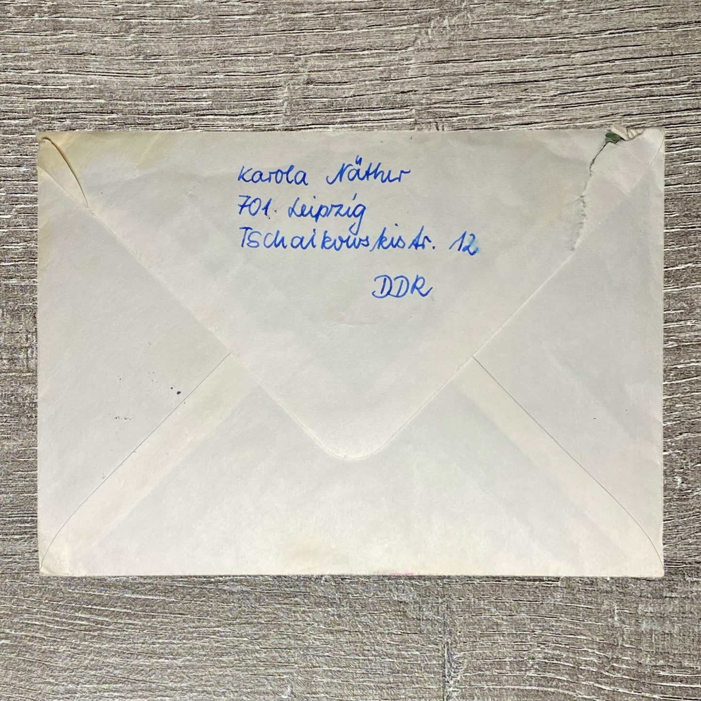 Feb 1978 Par Avion Air Mail Cover Germany To England Leipzig Cancel DDR Stamps