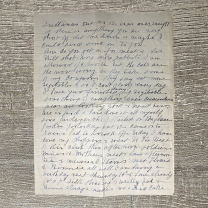 WWII 1944 Cover & Soldier Letter With Flower New Zealand To England 2d Rare