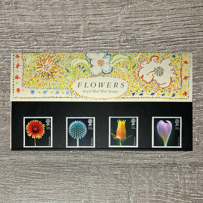 GB QEII 1987 Royal Mail Flowers Presentation Pack No. 178 4 Mint Stamps MNH